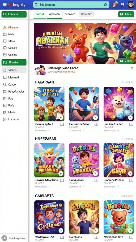 Tampilan antarmuka yang menarik dan mudah digunakan.