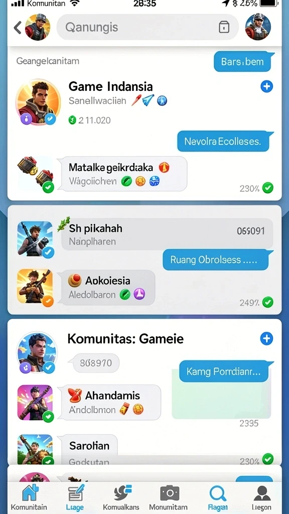 Tampilan antarmuka pengguna yang intuitif dan menarik.