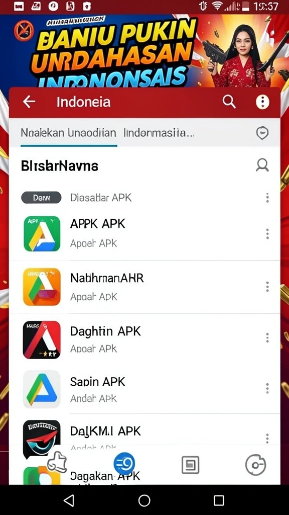 Berbagai karakter dengan desain unik.