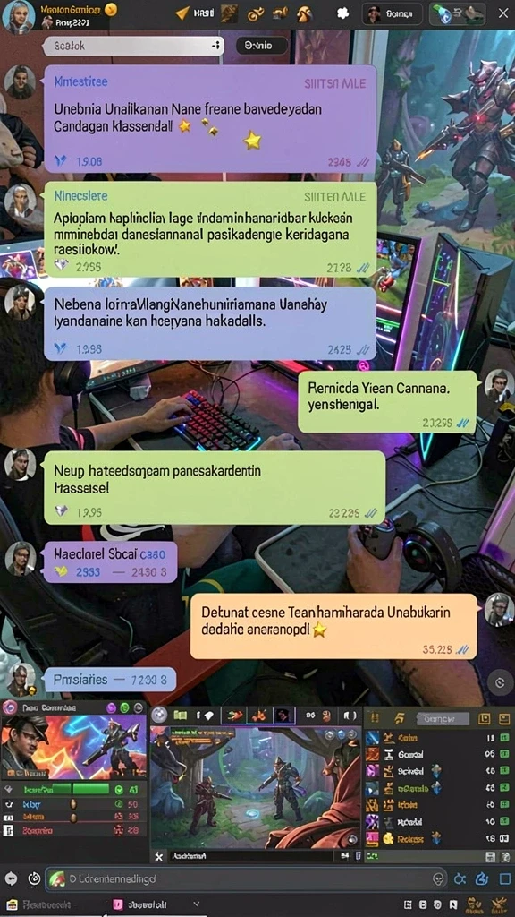 Tampilan awal permainan yang menarik.