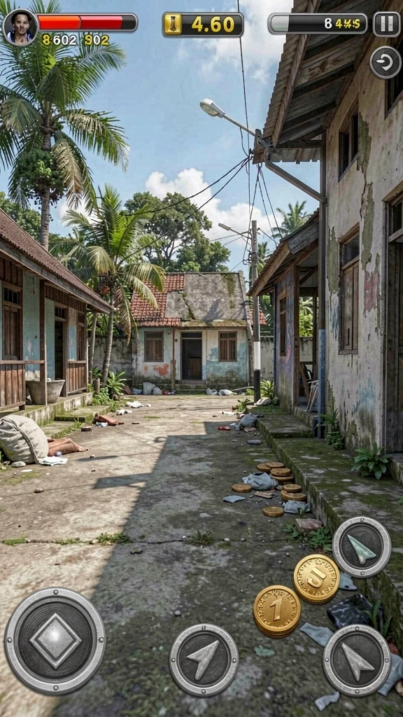 Tangkapan layar menampilkan grafis menakjubkan dari ASG55.