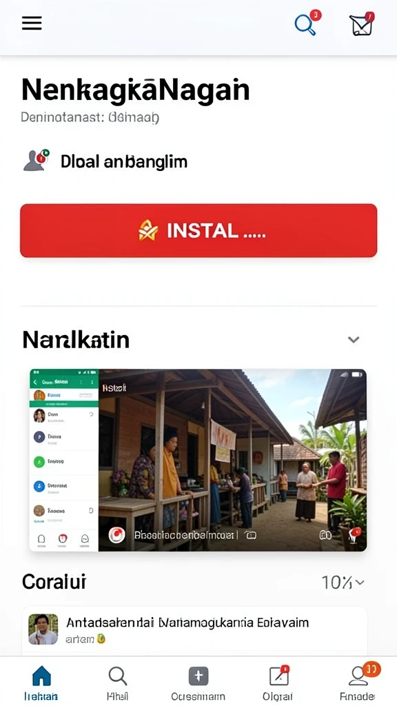 Menunjukkan fitur bonus harian yang menggiurkan.