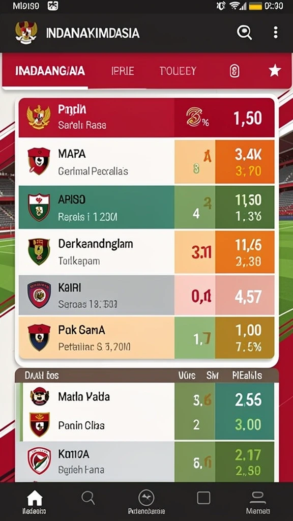 Fitur turnamen dengan hadiah menarik.