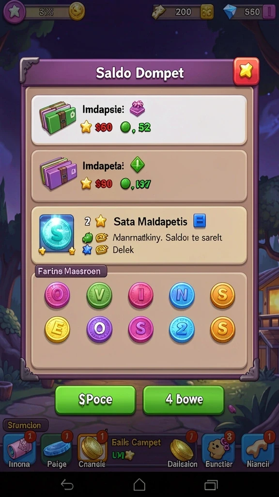 Tampilan awal yang menarik dan intuitif.