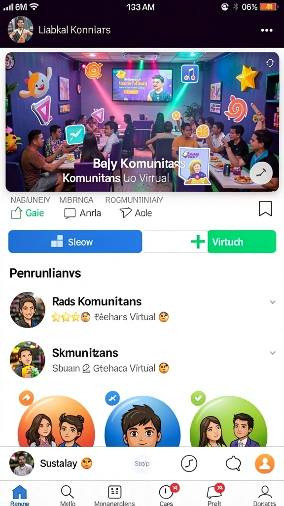 Tampilan antarmuka yang sederhana dan menarik.