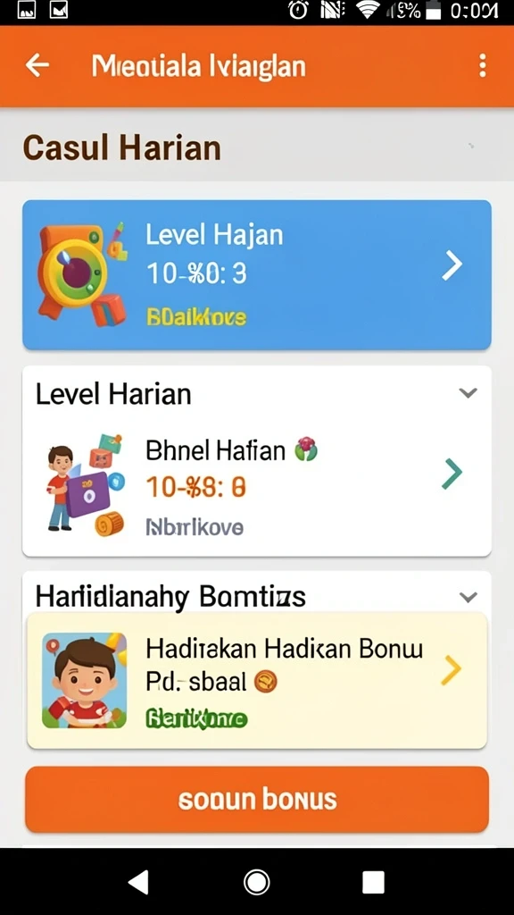 Tampilan antarmuka yang menarik dan modern.