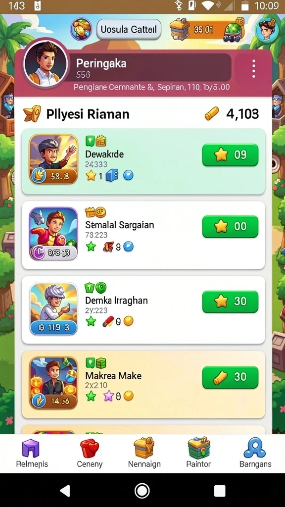 Mode permainan kompetitif yang menegangkan dan seru.
