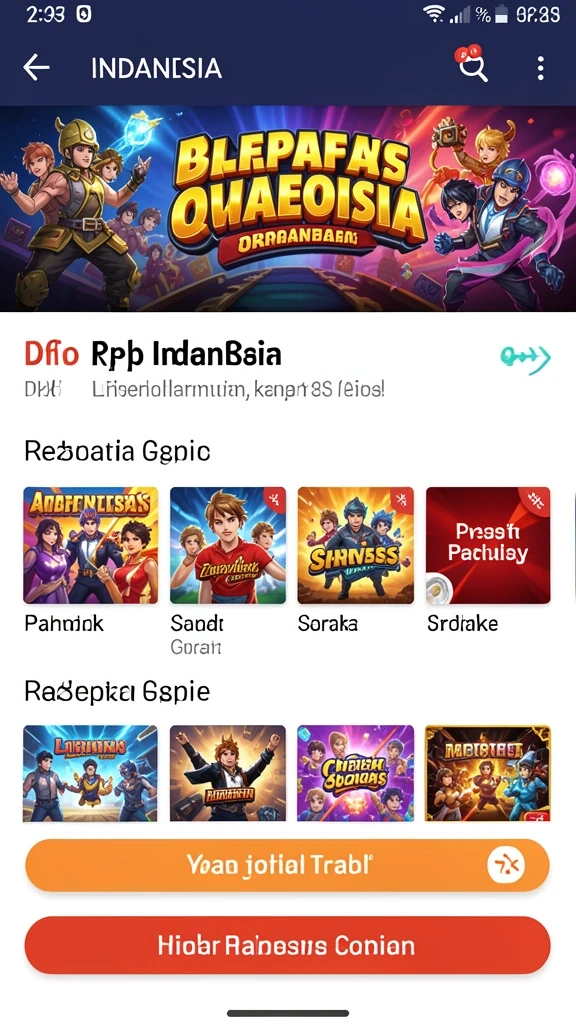 Tangkapan layar menunjukkan karakter lucu dalam aksi.