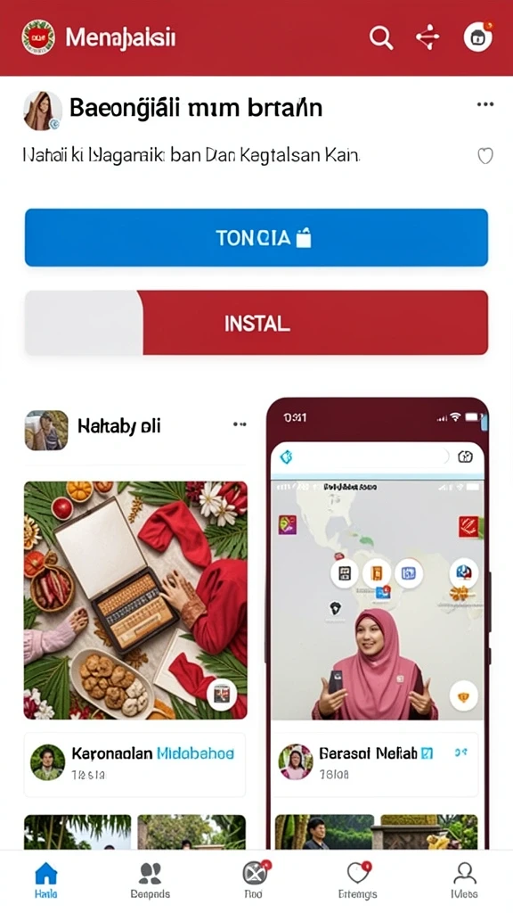 Tampilan antarmuka yang ramah pengguna.