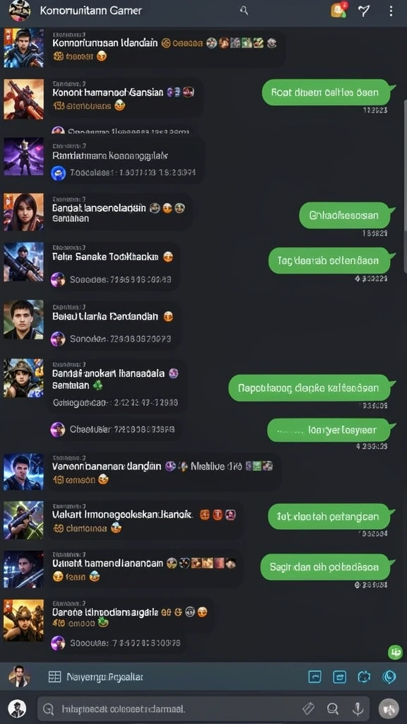 Grafis yang memukau dan berwarna-warni.