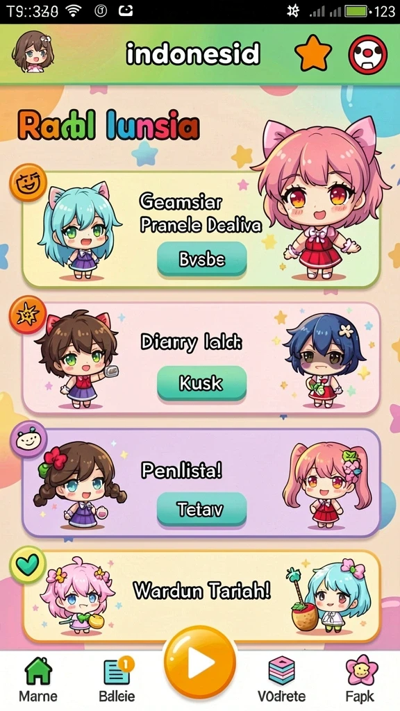 Tampilan permainan slot yang menarik dan penuh warna.