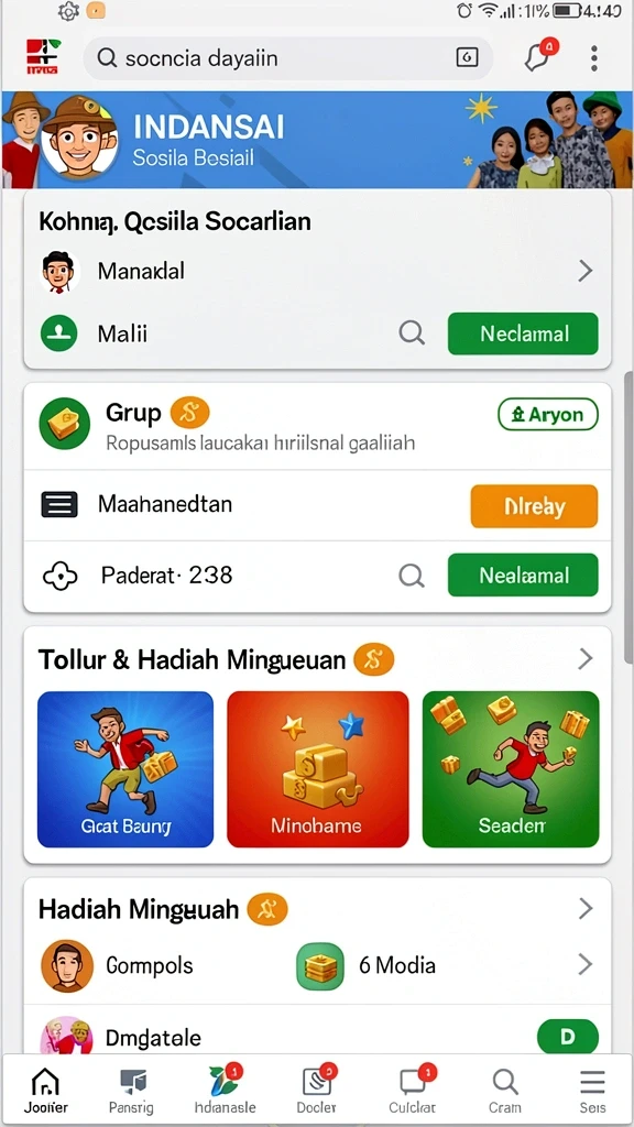 Berbagai pilihan permainan menarik untuk semua jenis pemain.