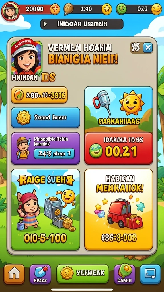 Karakter unik dengan kemampuan berbeda.