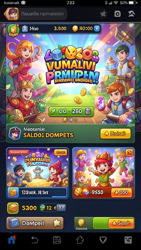 Pengalaman multiplayer yang seru dan interaktif.