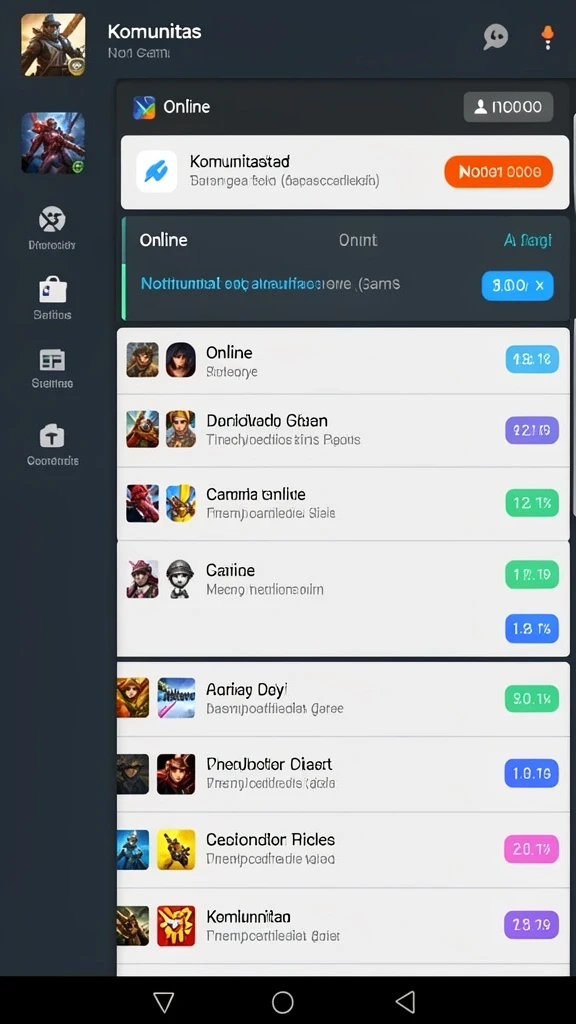 Screenshot menunjukkan petualangan karakter di hutan.