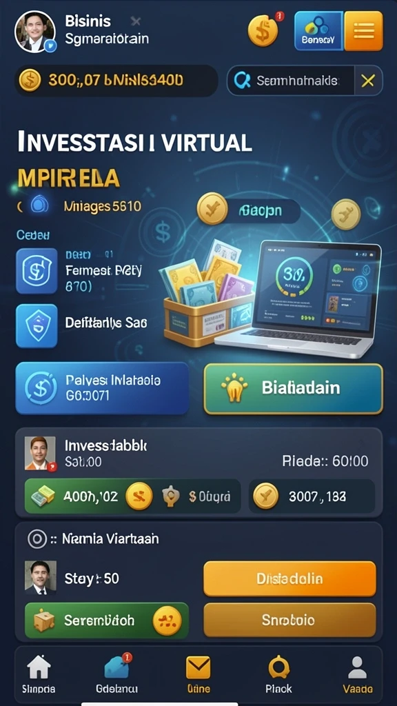 Tampilan menu karakter dan pilihan kemampuan unik.