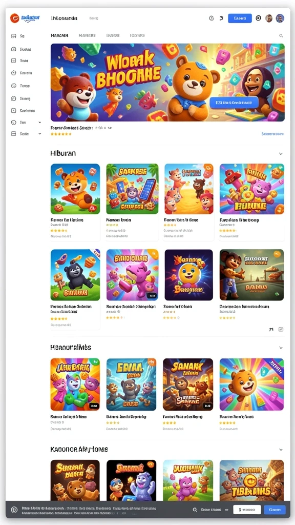 Screenshot menampilkan karakter yang sedang menjelajahi dunia yang luas.