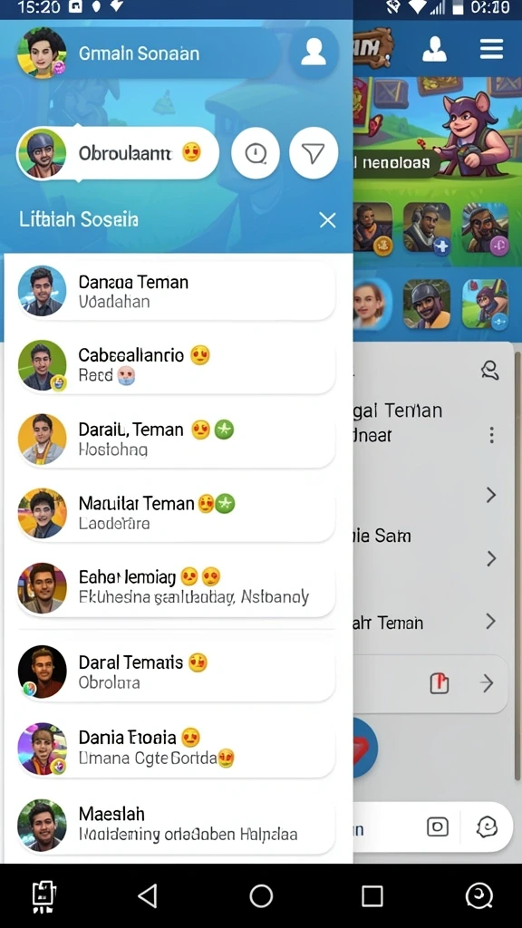 Karakter dengan desain unik dan menarik.
