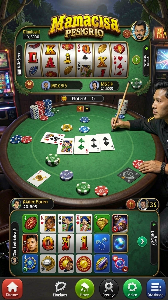 Tangkapan layar dari karakter utama dalam aksi.
