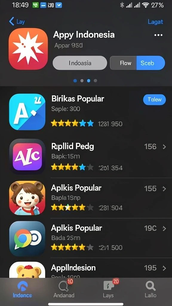 Tangkapan layar yang menampilkan salah satu level yang menantang.