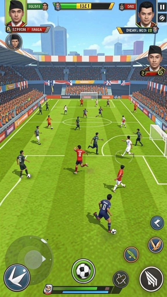 Gambar ketiga memperlihatkan berbagai item dan power-up yang bisa dikumpulkan.