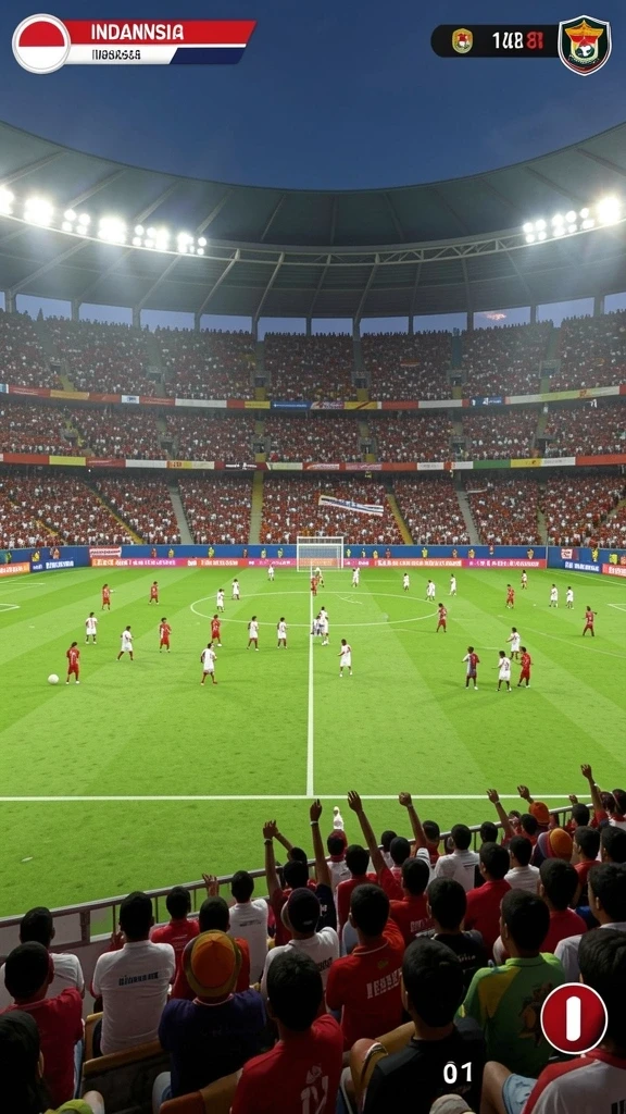 Tangkapan layar dari misi menantang di dalam game.