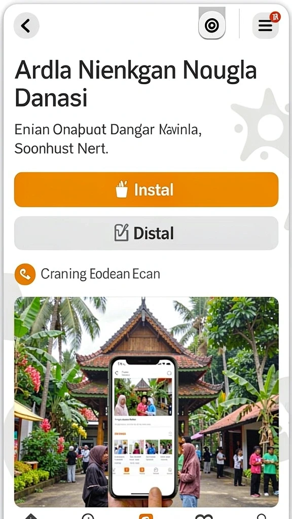 Tampilan utama yang menggugah selera.