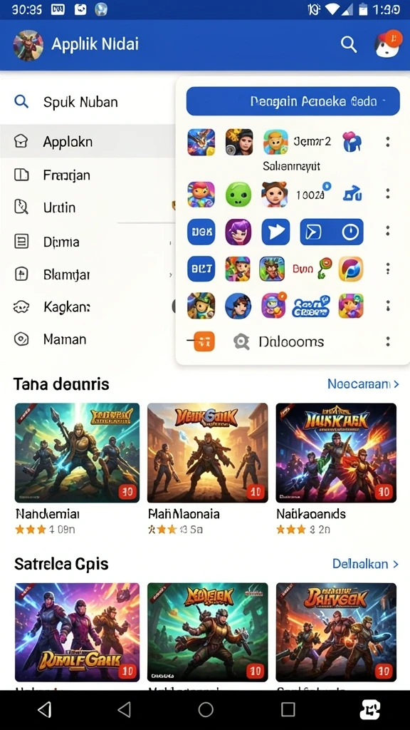 Tampilan grafis yang memukau dari level pertama.